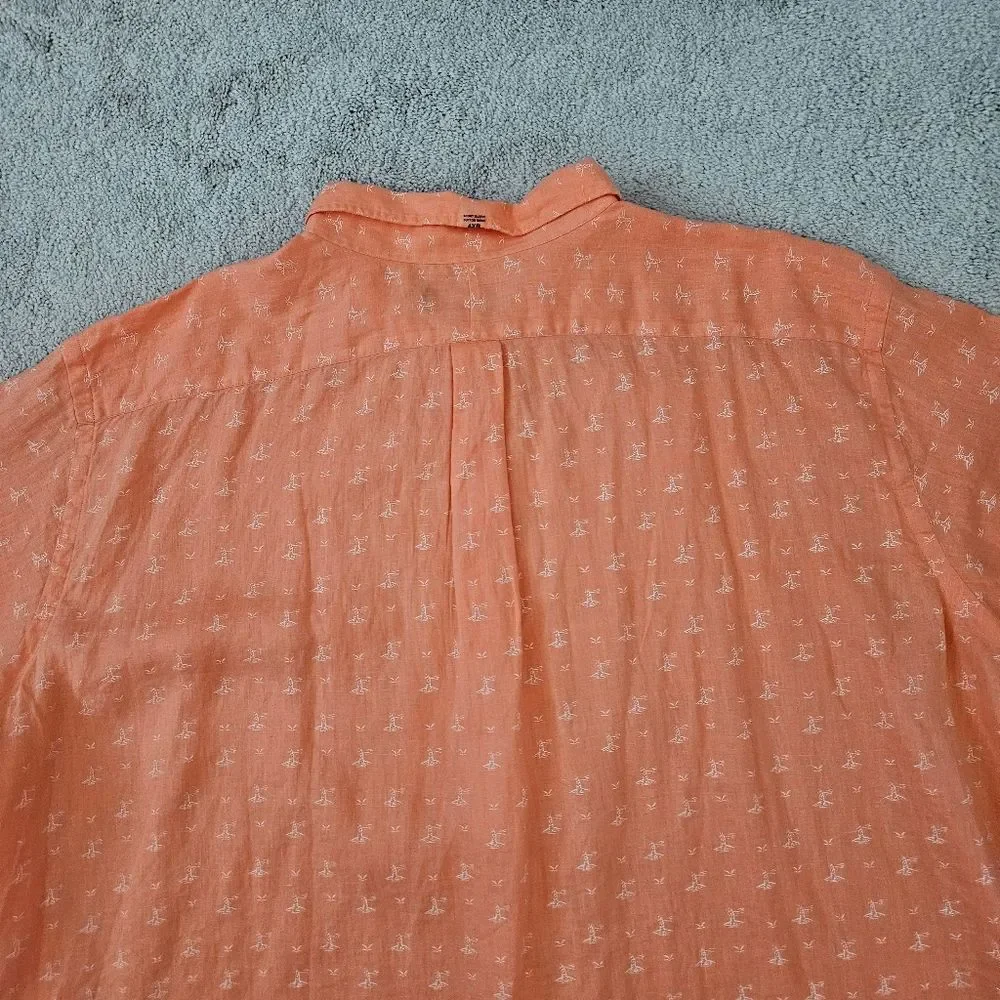 NWT Ralph Lauren Nautical Cotton Short Sleeve Button Down Lighthouse Men 4XB - Picture 5 of 9